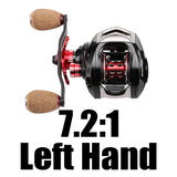 Fishing Reel 6.4:1/7.2:1 14BB 7.5KG Carbon Fiber 169g Ultra-light Fishing Wheel Dual Brake Systems