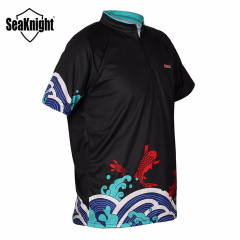 Fishing T-shirt L/XL/XXL/XXXL Breathable Anti-UV Outdoors