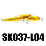 Fishing Lure 5Pcs/Lot 10.2g 78mm 0-1.0M Multi-fish Minnow Bait Floating Lure VMC Hook Lure