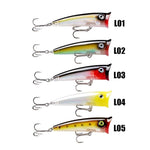 Popper Fishing Lure 70mm 11g Topwater Wobbler Floating Lure Artificial Bait for Long Casting