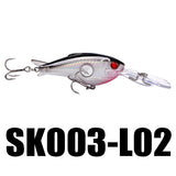 Crankbait 55mm 10g 1.8-3.9M 5Pcs Hard Fishing Lures Floating Wobblers