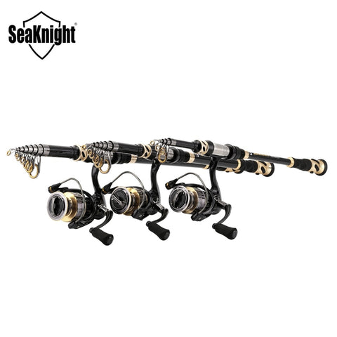 Telescopic Fishing Rod High Speed 6.2:1 Spinning set
