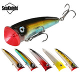 Popper Fishing Lure 70mm 11g Topwater Wobbler Floating Lure Artificial Bait for Long Casting