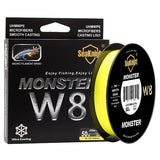 8 Strands Braided Fishing Line Multifilament PE Line 15 20 30 40 50 80 100LB