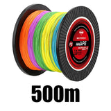 Multi-Color Braided Line Multifilament PE Fishing Line for Fishing