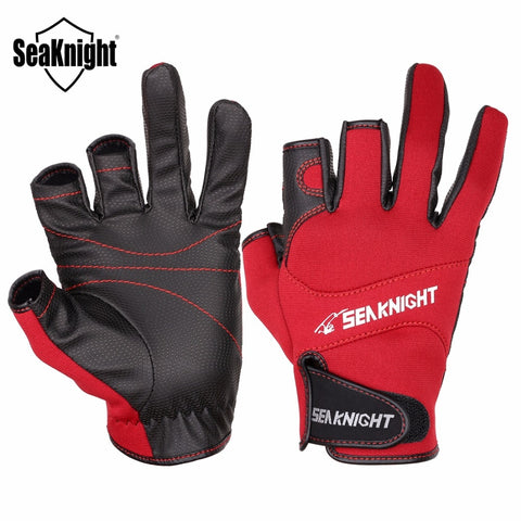 Fishing Gloves Breathable Leather Gloves Neoprene