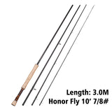 Fly Rod Honor 6/7/9/10FT 4 Sections Fly Fishing Rod