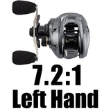 7.2:1 8.1:1 High Speed Baitcasting Reel 204g Long Casting Fishing Reel