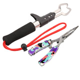 Stainless Steel Fishing Grip Fish Controller Multi-Functions Hook Remove Line Cut Pliers