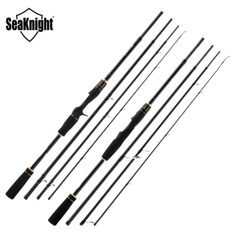 Lure Rod 2.1M 2.4M 4 Section Fishing Rod Carbon Rod 10-30g Casting Spinning